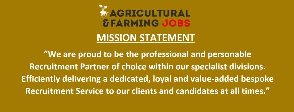 Agricultural and Farming Jobs Mission Statement